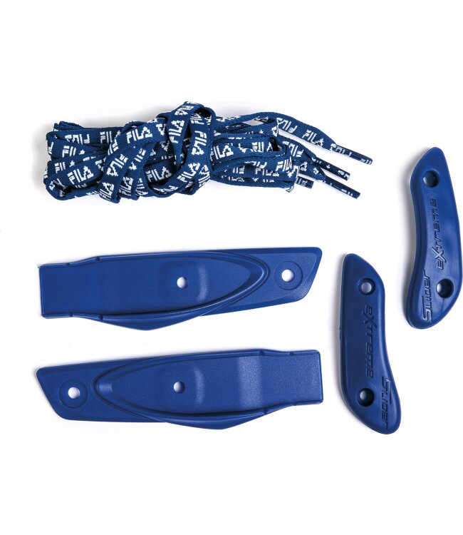 NRK PRO set (slider, instep band, laces) - blau