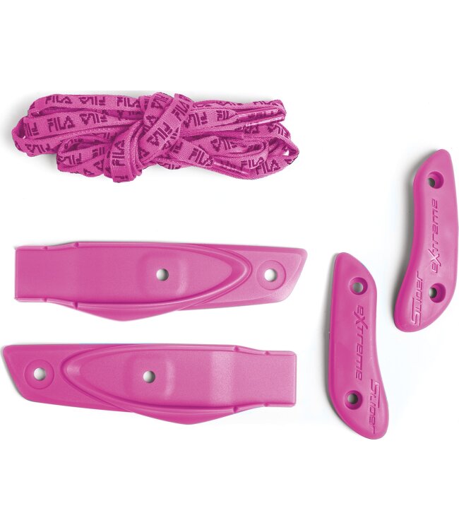 NRK PRO set (slider, instep band, laces) - pink