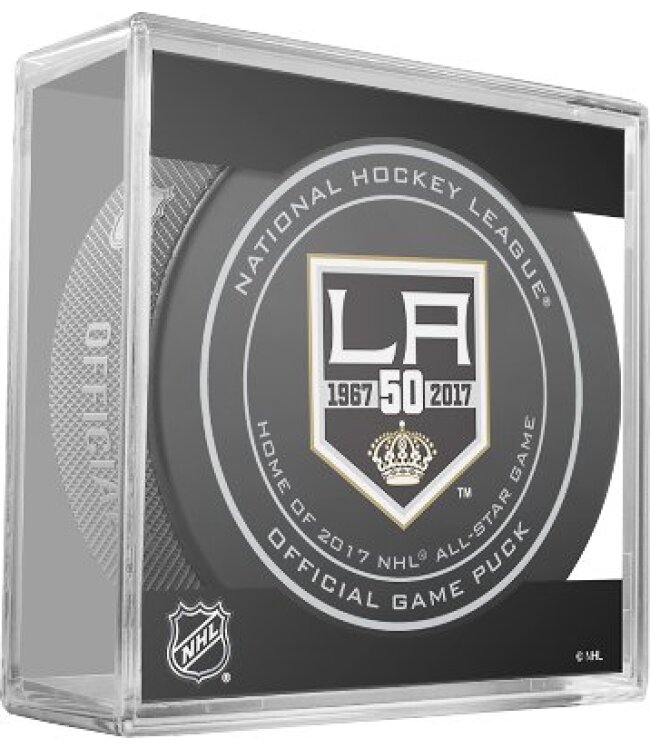 NHL Offical Game Puck in Cube