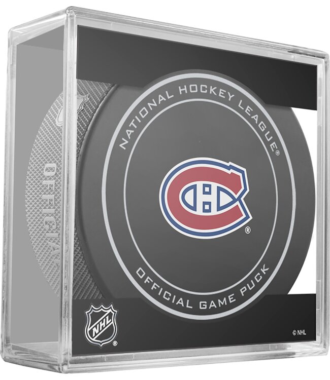 NHL Offical Game Puck in Cube