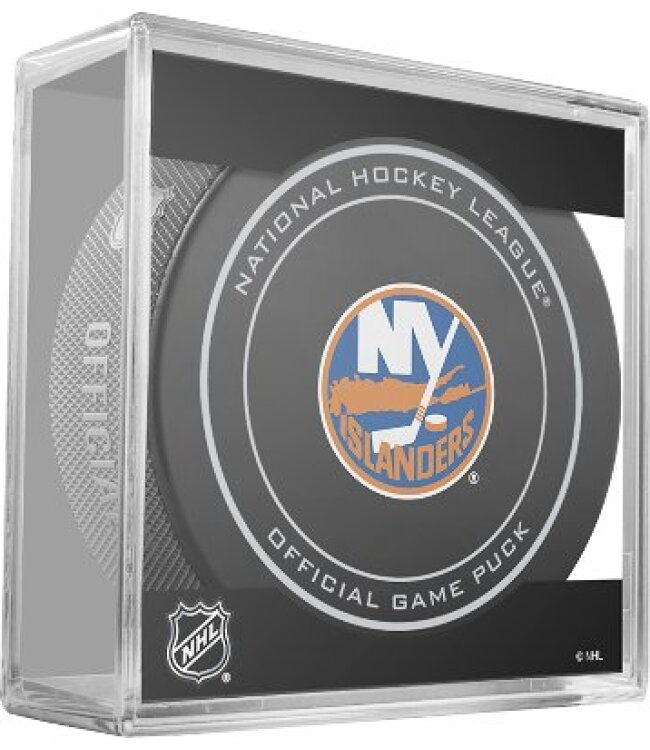 NHL Offical Game Puck in Cube