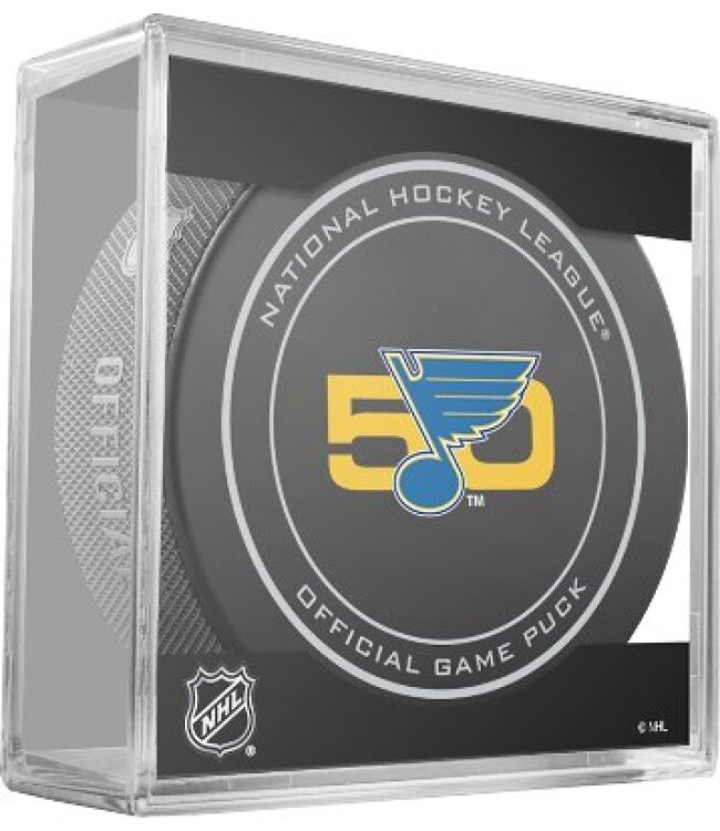 NHL Offical Game Puck in Cube