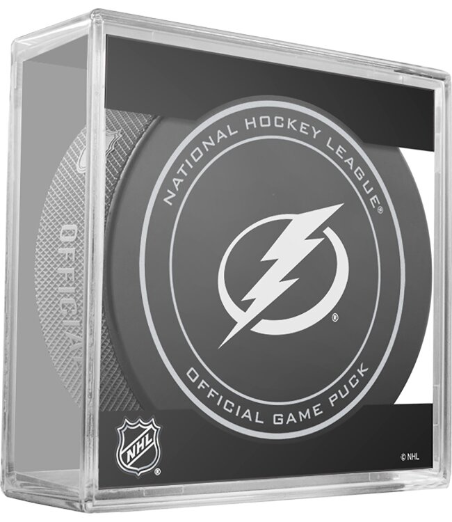 NHL Offical Game Puck in Cube