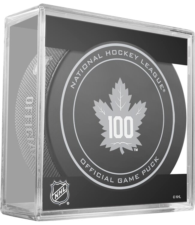 NHL Offical Game Puck in Cube