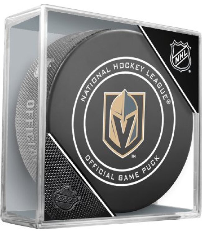 NHL Offical Game Puck in Cube