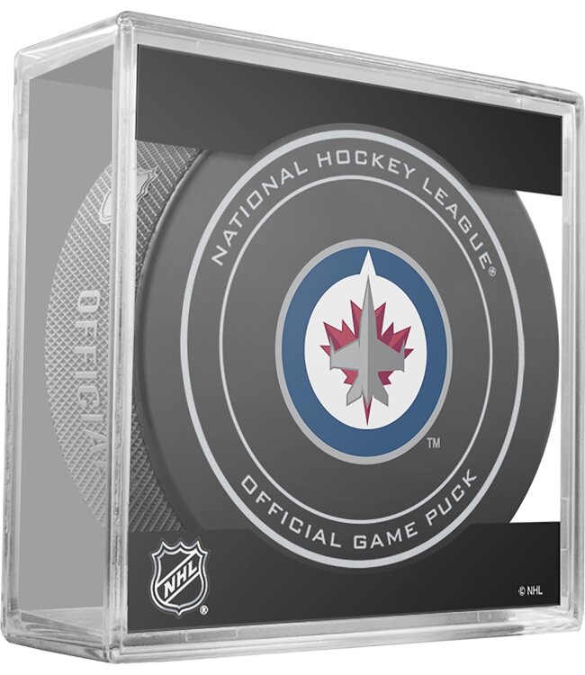 NHL Offical Game Puck in Cube