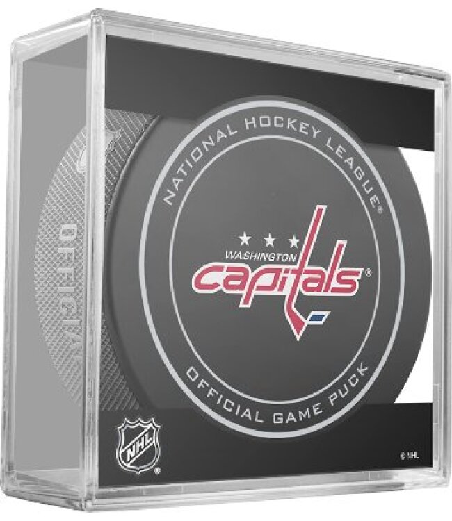 NHL Offical Game Puck in Cube