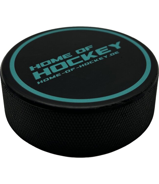 HOME OF HOCKEY Game Puck - Teal - 100er VPE
