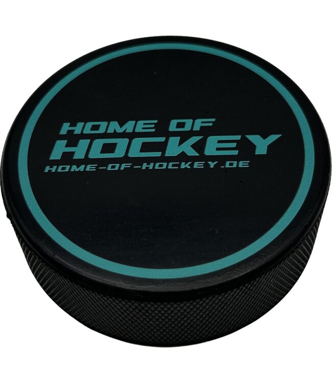HOME OF HOCKEY Game Puck - Teal - 100er VPE