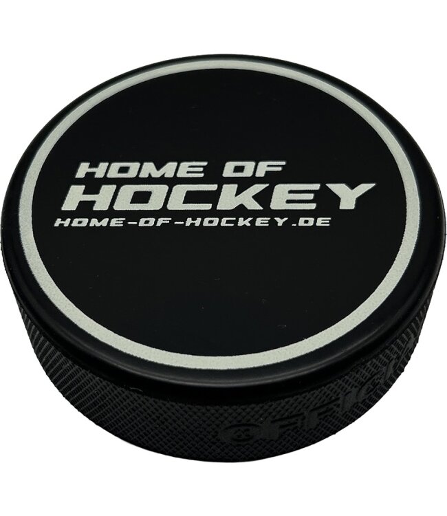 HOME OF HOCKEY Game Puck - White - 100er VPE