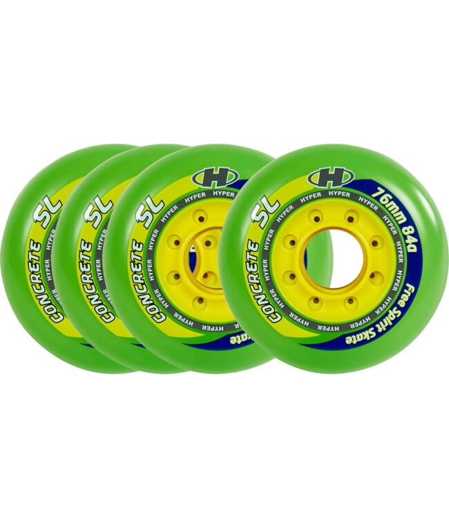 HYPER Inline Rolle Concrete SL - 84A - 4er Se t