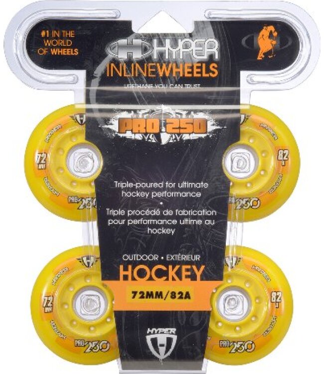 HYPER Inline Rolle Pro 250 - 82A - 4er Set