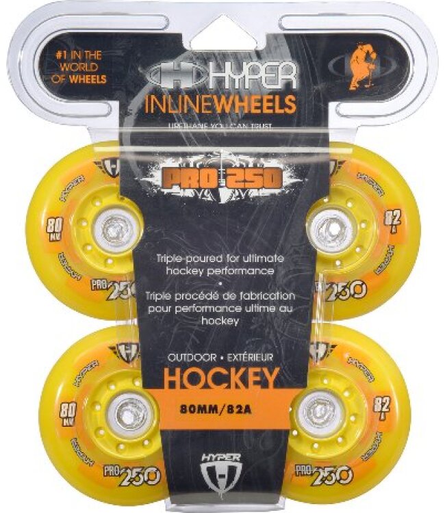 HYPER Inline Rolle Pro 250 - 82A - 4er Set