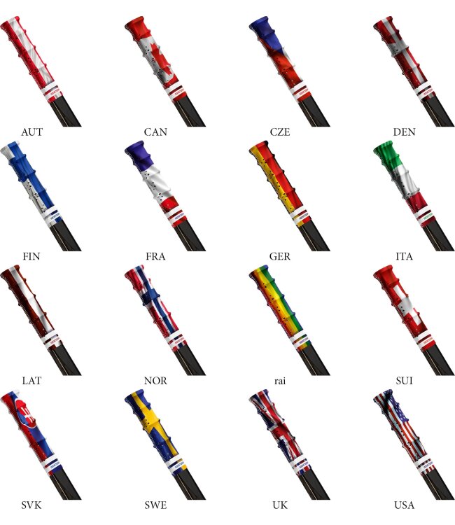 ROCKETGRIP Hole Hockey Grip - Flag