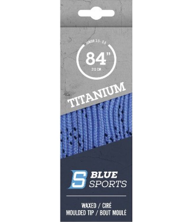 BLUE SPORTS Titanium Pro Schnürsenkel gewachst