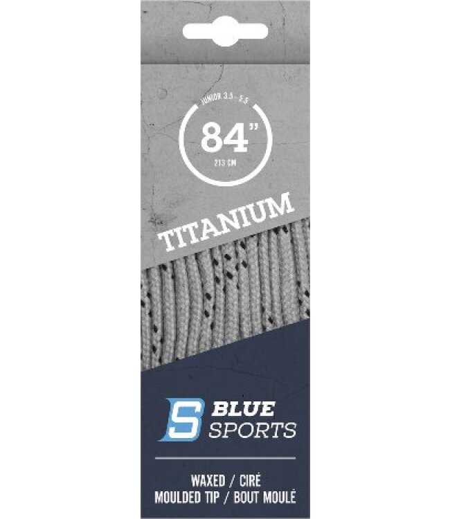 BLUE SPORTS Titanium Pro Schnürsenkel gewachst