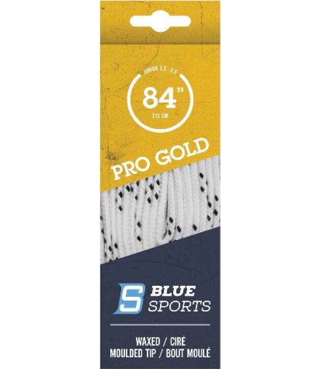 BLUE SPORTS Pro Gold Schnürsenkel gewachst