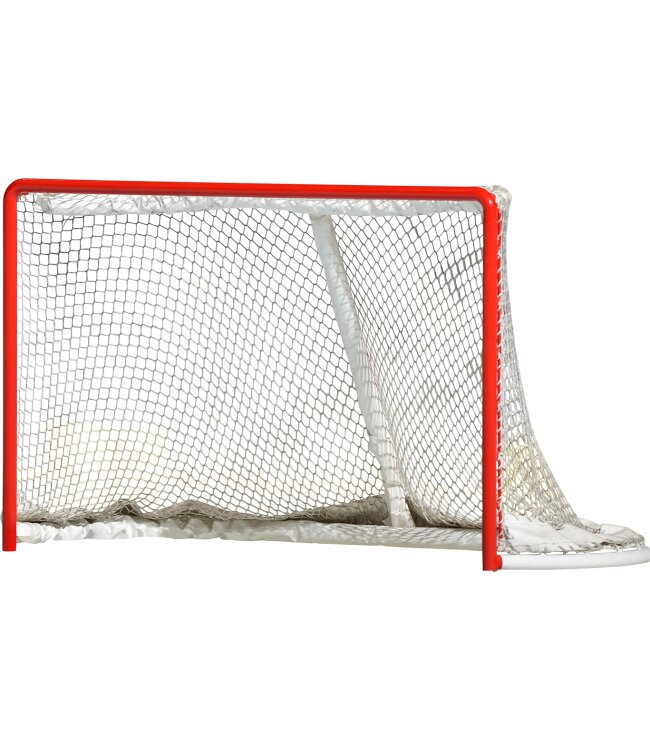 SCHANNER Eishockeytor (IIHF Norm) Ø 50 mm für Pegs inklusive Protektoren & Netz