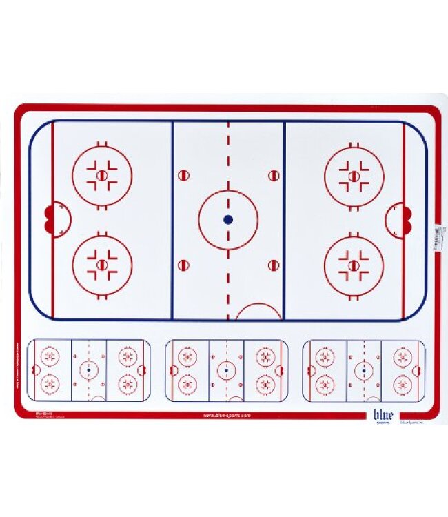 BLUE SPORTS Taktiktafel 81 x 61 cm - 4mm stark