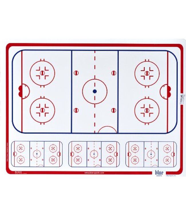 BLUE SPORTS Taktiktafel 81 x 61 cm - 4mm stark