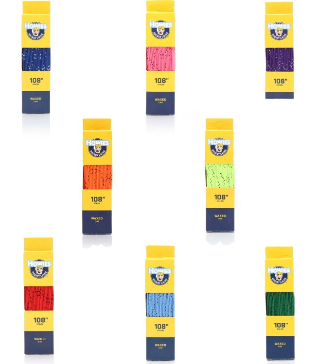 HOWIES Colored Schnürsenkel gewachst