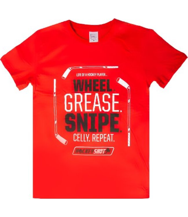 HOCKEYSHOT T-Shirt WHEEL GREASE SNIPE