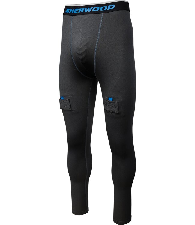 SHERWOOD Hat Trick Compression Jock Hose - Sr.